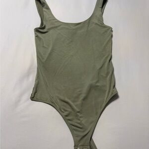 Express Olive Green Bodysuit
